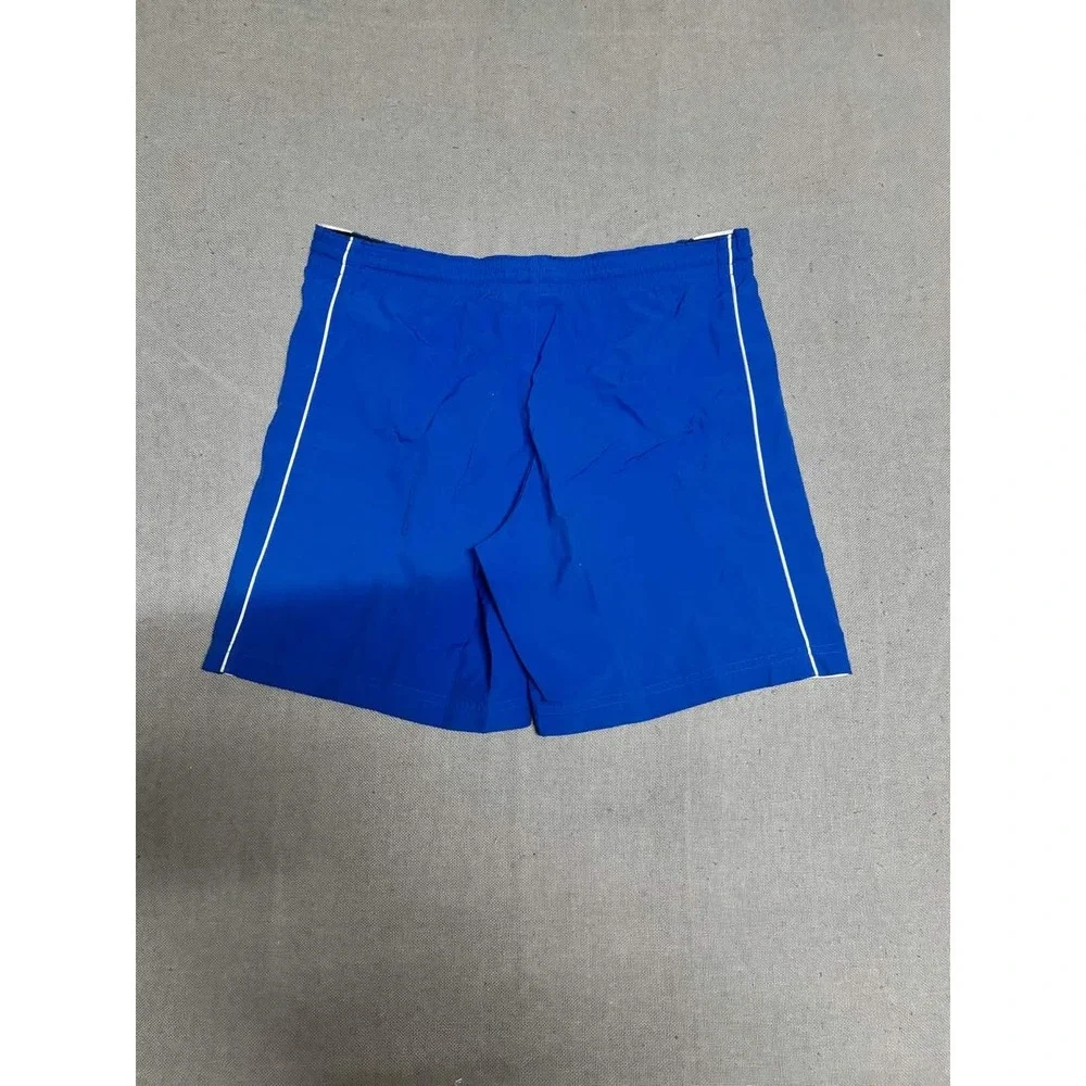 Nike Youth Boys Large Athletic Shorts Royal Blue Performance White Stripe
